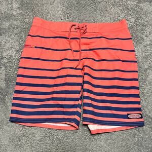 Vineyard Vines Swim Trunks Mens 36 Striped Board Shorts